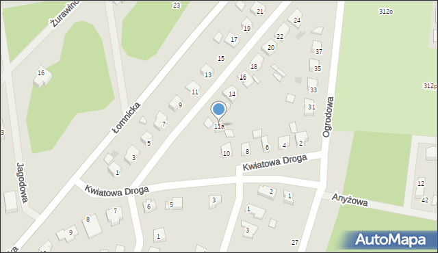 Trzcianka, Osiedle Modrzewiowe, 11a, mapa Trzcianka