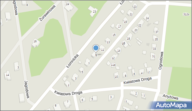 Trzcianka, Osiedle Modrzewiowe, 9, mapa Trzcianka