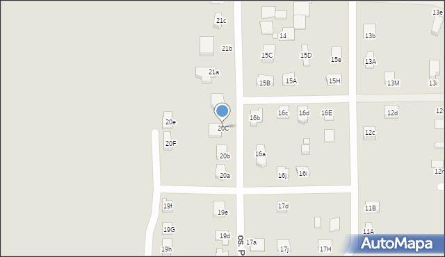 Trzcianka, Osiedle Stanisława Augusta Poniatowskiego, 20C, mapa Trzcianka