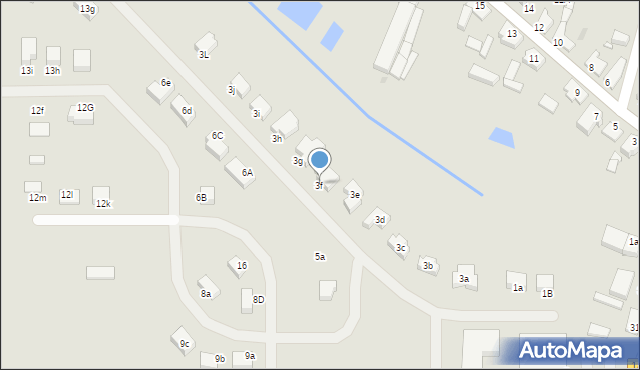 Trzcianka, Osiedle Stanisława Augusta Poniatowskiego, 3f, mapa Trzcianka