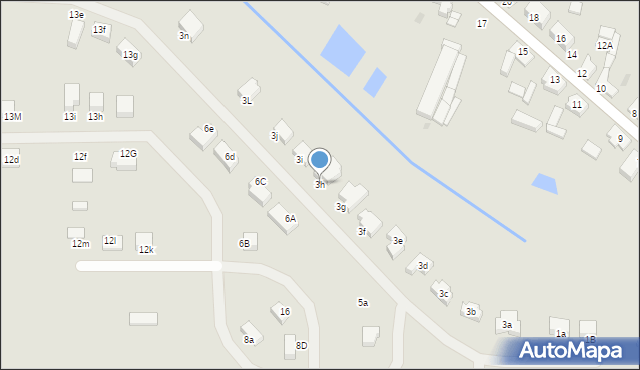 Trzcianka, Osiedle Stanisława Augusta Poniatowskiego, 3h, mapa Trzcianka