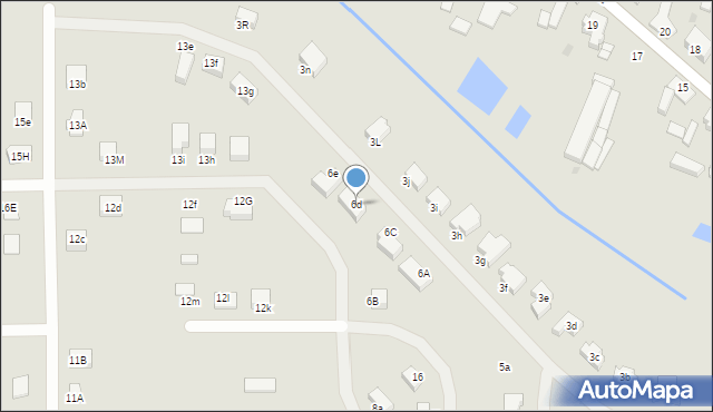 Trzcianka, Osiedle Stanisława Augusta Poniatowskiego, 6d, mapa Trzcianka