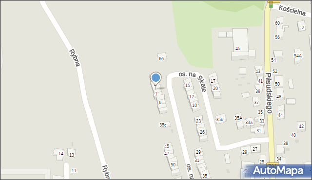 Trzebinia, Osiedle na Skale, 3, mapa Trzebinia