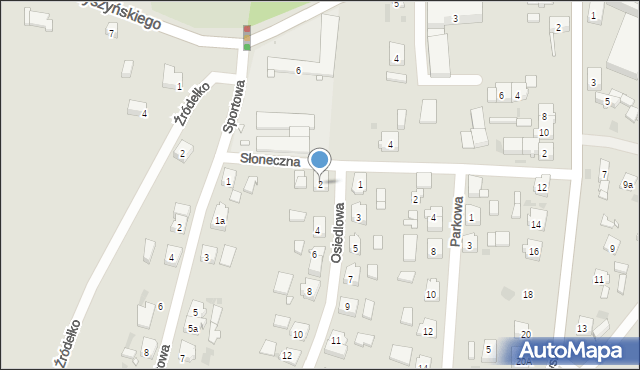 Trzemeszno, Osiedlowa, 2, mapa Trzemeszno