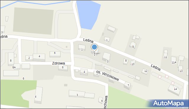 Trzyciąż, Osiedle Wrzosowe, 2, mapa Trzyciąż