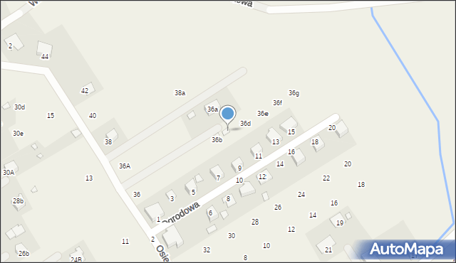 Tylicz, Osiedlowa, 36c, mapa Tylicz