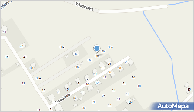 Tylicz, Osiedlowa, 36e, mapa Tylicz