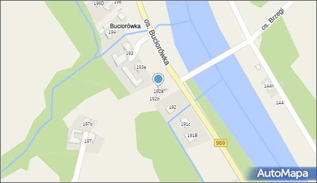 Tylmanowa, Osiedle Buciorówka, 192a, mapa Tylmanowa