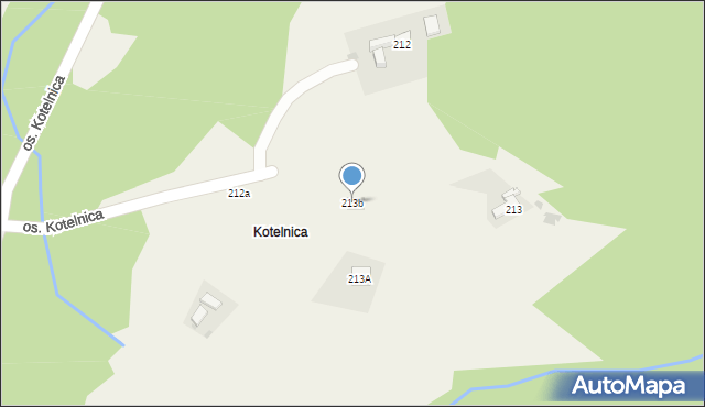 Tylmanowa, Osiedle Kotelnica, 213b, mapa Tylmanowa