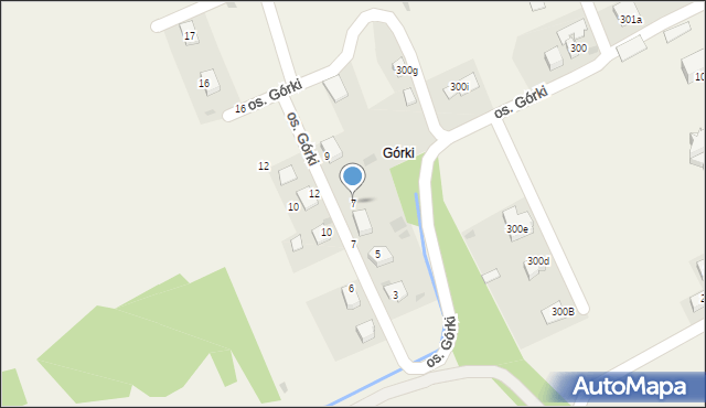 Tylmanowa, Osiedle Kozielce, 7, mapa Tylmanowa