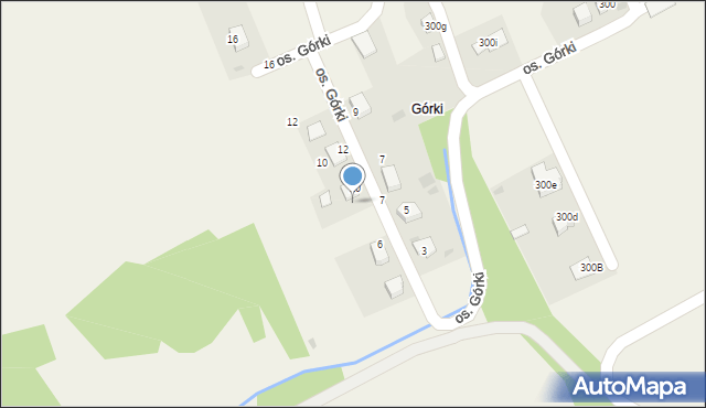 Tylmanowa, Osiedle Kozielce, 8, mapa Tylmanowa