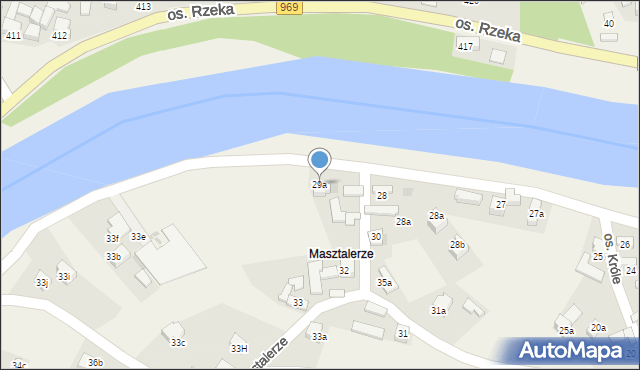 Tylmanowa, Osiedle Mastalerze, 29a, mapa Tylmanowa