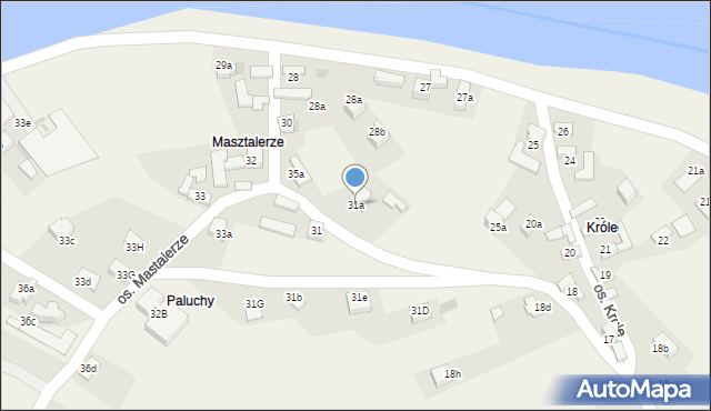 Tylmanowa, Osiedle Mastalerze, 31a, mapa Tylmanowa