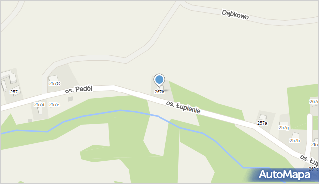 Tylmanowa, Osiedle Padół, 267b, mapa Tylmanowa