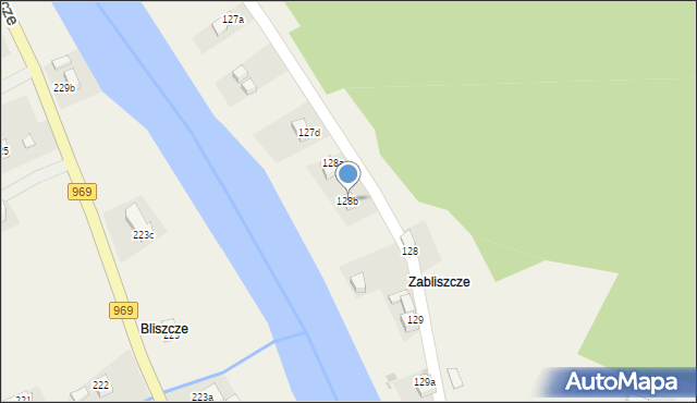 Tylmanowa, Osiedle Zabliszcze, 128b, mapa Tylmanowa