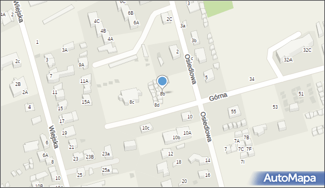 Ustronie Morskie, Osiedlowa, 8b, mapa Ustronie Morskie