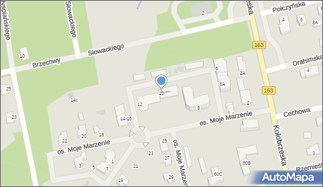Wałcz, Osiedle Moje Marzenie, 10, mapa Wałcz