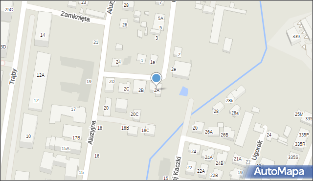 Warszawa, Osiedle, 2A, mapa Warszawy