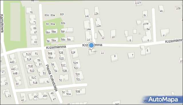 Warszawa, Ostródzka, 105E, mapa Warszawy