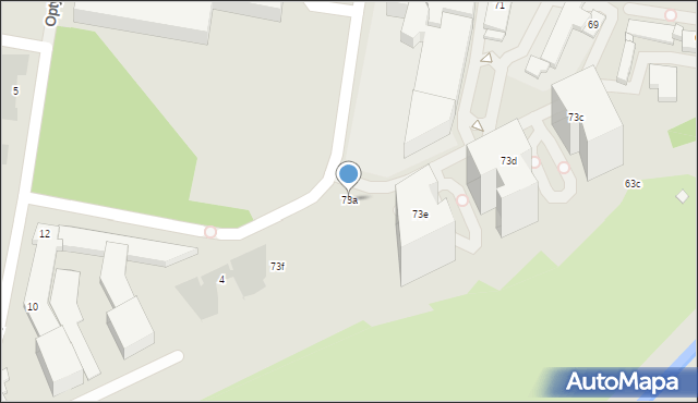 Warszawa, Ostrobramska, 73a, mapa Warszawy