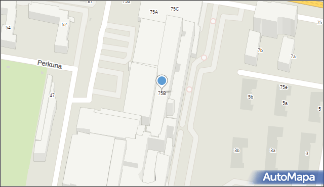 Warszawa, Ostrobramska, 75B, mapa Warszawy