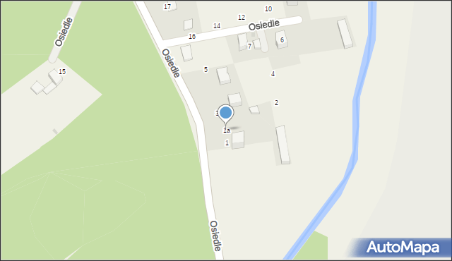 Wawrzeńczyce, Osiedle, 1a, mapa Wawrzeńczyce