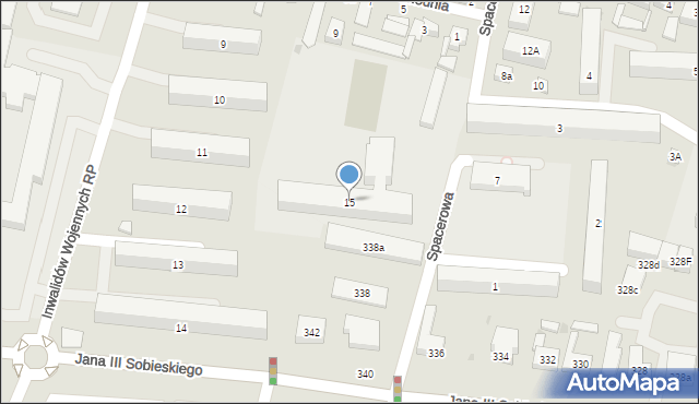 Wejherowo, Osiedle 1000-lecia Państwa Polskiego, 15, mapa Wejherowo