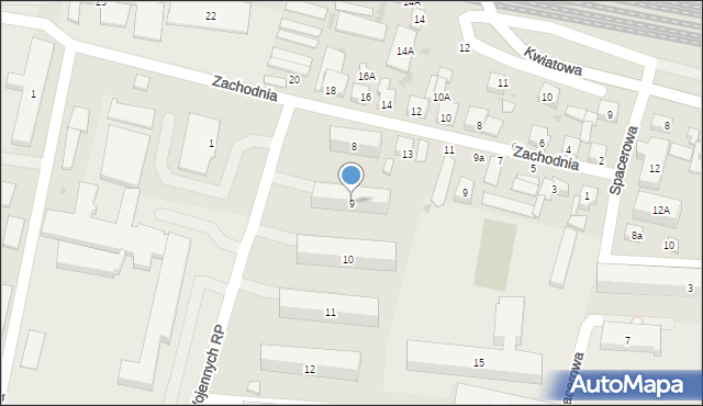 Wejherowo, Osiedle 1000-lecia Państwa Polskiego, 9, mapa Wejherowo