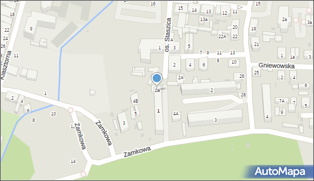 Wejherowo, Osiedle Staszica Stanisława, 1a, mapa Wejherowo