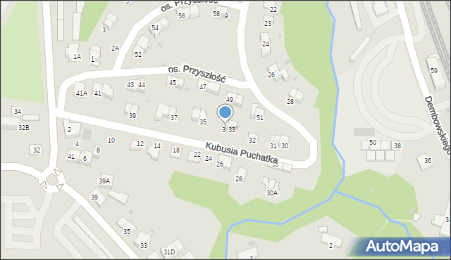 Wieliczka, Osiedle Przyszłość, 34, mapa Wieliczka