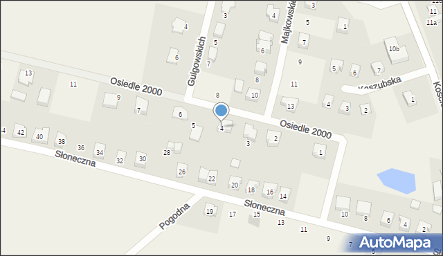Wielki Klincz, Osiedle 2000, 4, mapa Wielki Klincz