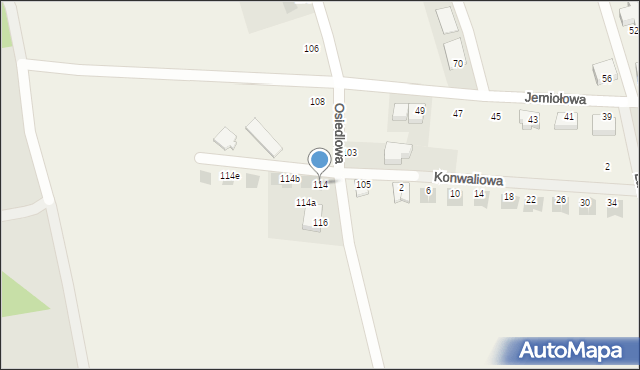 Wierzchowisko, Osiedlowa, 114, mapa Wierzchowisko