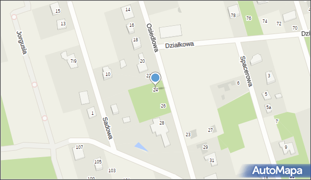 Wierzchowisko, Osiedlowa, 24, mapa Wierzchowisko