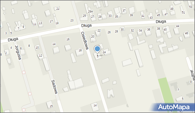 Wierzchowisko, Osiedlowa, 5, mapa Wierzchowisko