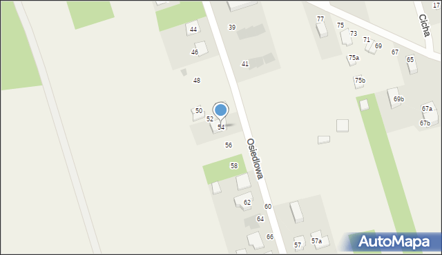 Wierzchowisko, Osiedlowa, 54, mapa Wierzchowisko