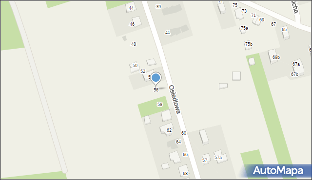 Wierzchowisko, Osiedlowa, 56, mapa Wierzchowisko