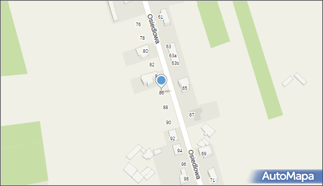 Wierzchowisko, Osiedlowa, 86, mapa Wierzchowisko