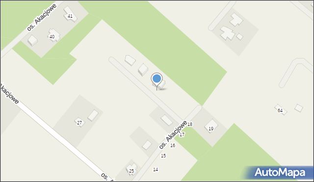 Wierzyce, Osiedle Akacjowe, 29, mapa Wierzyce