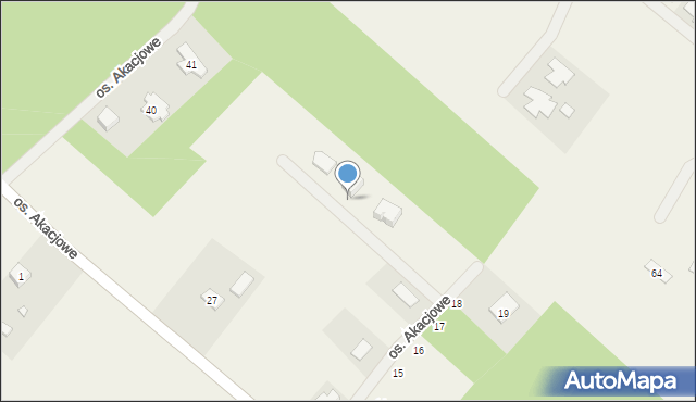 Wierzyce, Osiedle Akacjowe, 31, mapa Wierzyce