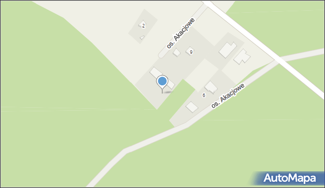 Wierzyce, Osiedle Akacjowe, 4, mapa Wierzyce