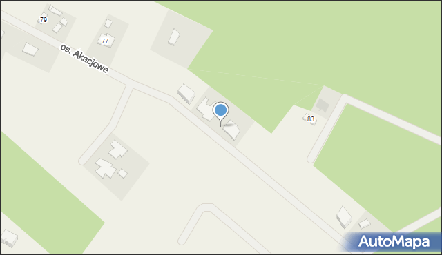 Wierzyce, Osiedle Akacjowe, 72, mapa Wierzyce