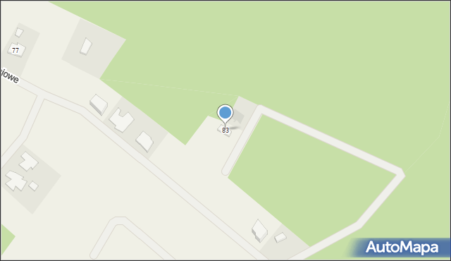 Wierzyce, Osiedle Akacjowe, 83, mapa Wierzyce