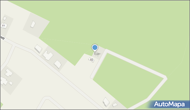 Wierzyce, Osiedle Akacjowe, 83a, mapa Wierzyce