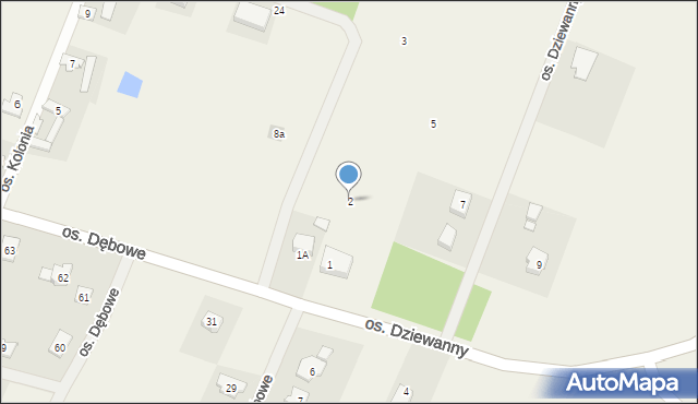 Wierzyce, Osiedle Dziewanny, 2, mapa Wierzyce