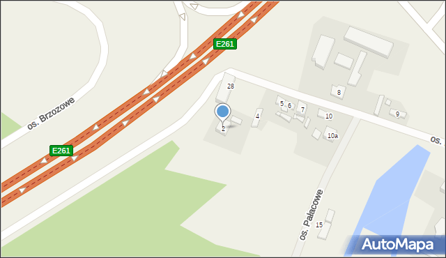 Wierzyce, Osiedle Pałacowe, 2, mapa Wierzyce