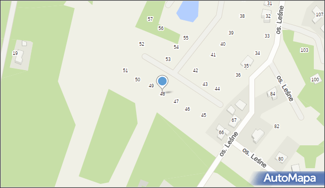 Wierzyce, Osiedle Pałacowe, 48, mapa Wierzyce