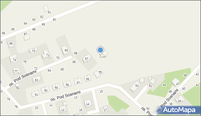 Wierzyce, Osiedle Pod Lipami, 22c, mapa Wierzyce