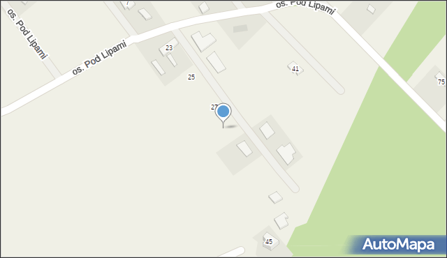 Wierzyce, Osiedle Pod Lipami, 26, mapa Wierzyce