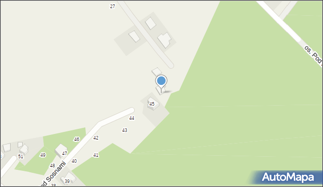 Wierzyce, Osiedle Pod Lipami, 30, mapa Wierzyce