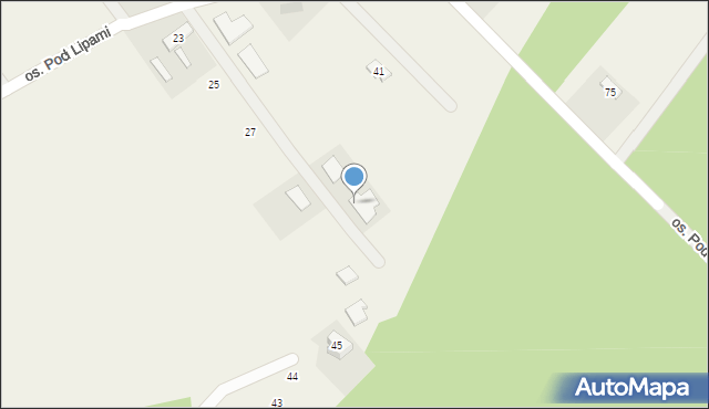 Wierzyce, Osiedle Pod Lipami, 32, mapa Wierzyce